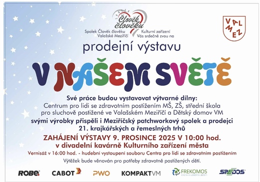 Pozvánka na prodejní výstavu „V NAŠEM SVĚTĚ“